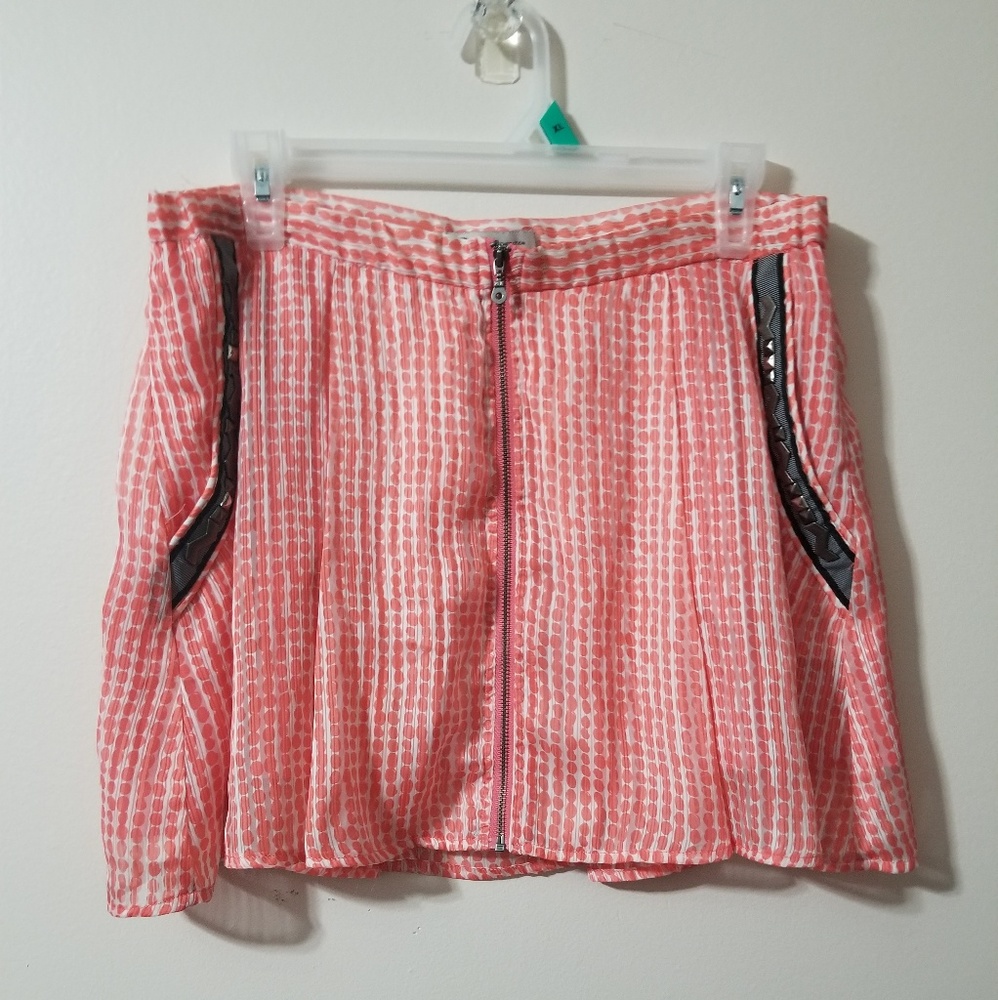 Bcbgeneration - Polka Dot Lined Embellished Skirt - image 1
